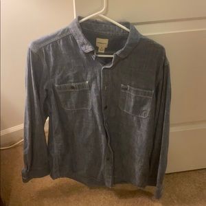 GH Bass & Co Medium Lightweight Denim Button Up